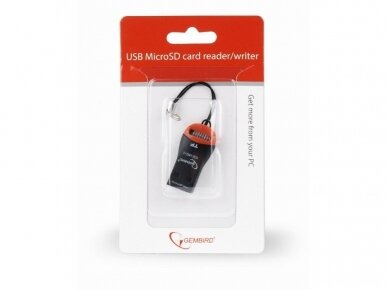 Mikro SD kortelių skaitytuvas „Gembird"